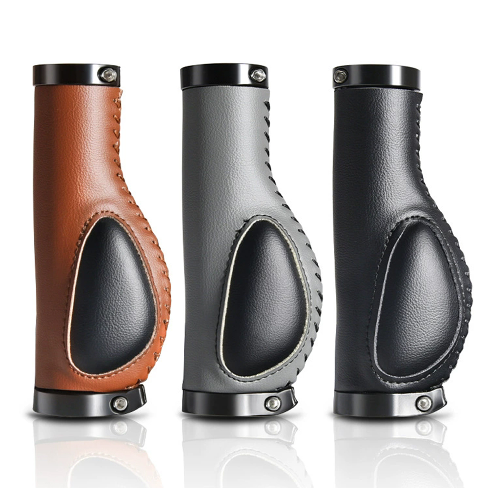 Mtb Grip Lock On - Punhos de Bicicleta em Couro com