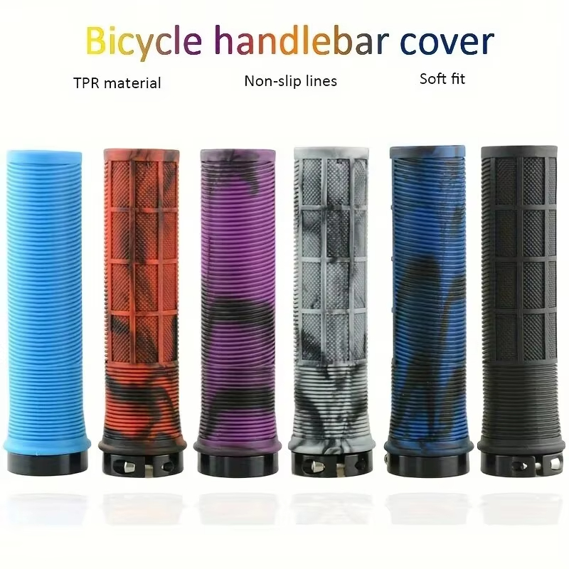 Mtb Grip Lock On - Manoplas de Bicicleta NPY Integradas, Manoplas