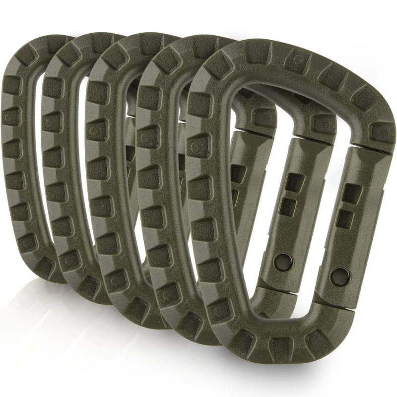 Chain Quick Link - 2/5/16 pçs conjunto de mosquetão tático