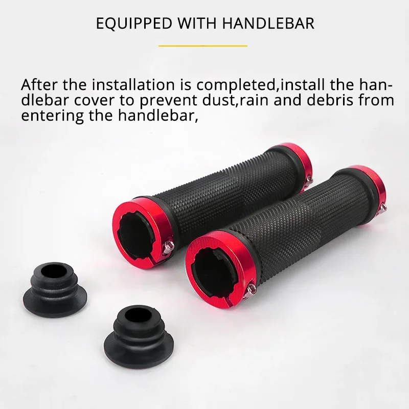 2 pçs bloqueio em apertos de b - Mtb Grip Lock On avaliação e preço