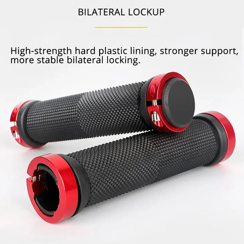 2 pçs bloqueio em apertos de b - Mtb Grip Lock On avaliação e preço