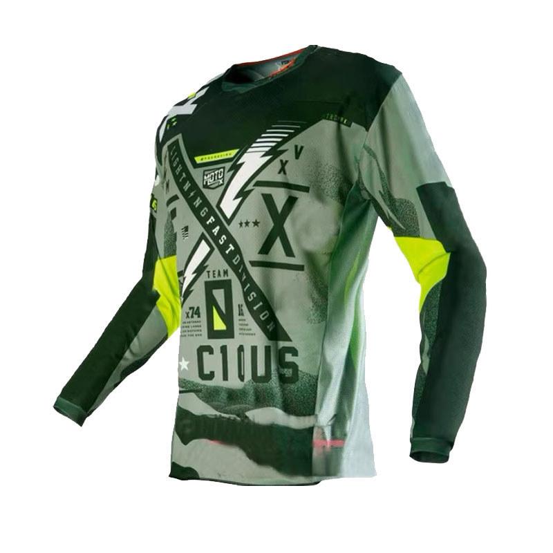 Camisa de motocross estampada  - Mountain Biking Trails avaliação e preço