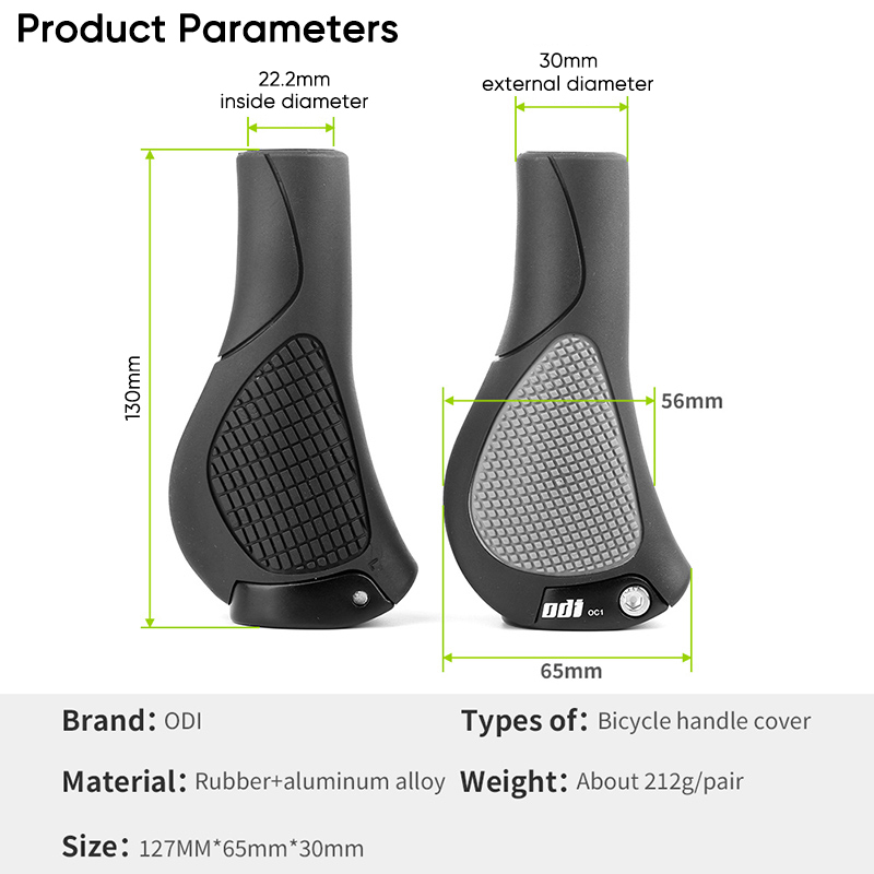 Odi oc1 alças de bicicleta erg - Mtb Grip Lock On avaliação e preço
