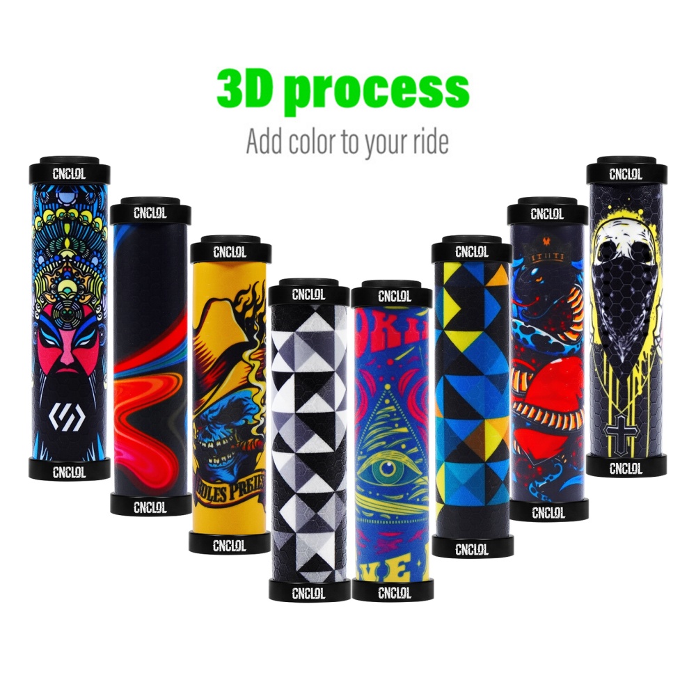 CNCLOL 3D Manoplas de Biciclet - Mtb Grip Lock On avaliação e preço
